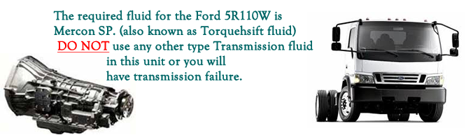 ford 5r110w transmission fluid type